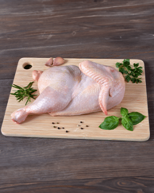 Half a chicken